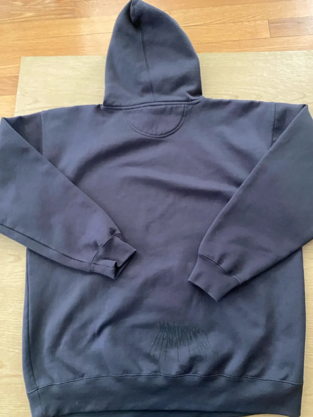 LIB Technologies pullover sweatshirt in black/grey. - Picture 8 of 13